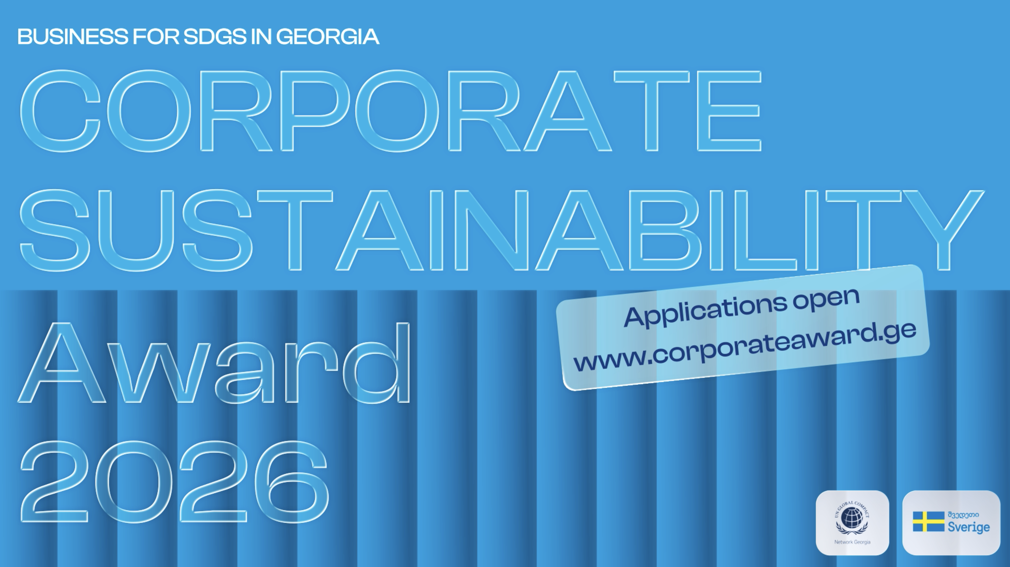 Applications Open for the Corporate Sustainability Award 2026